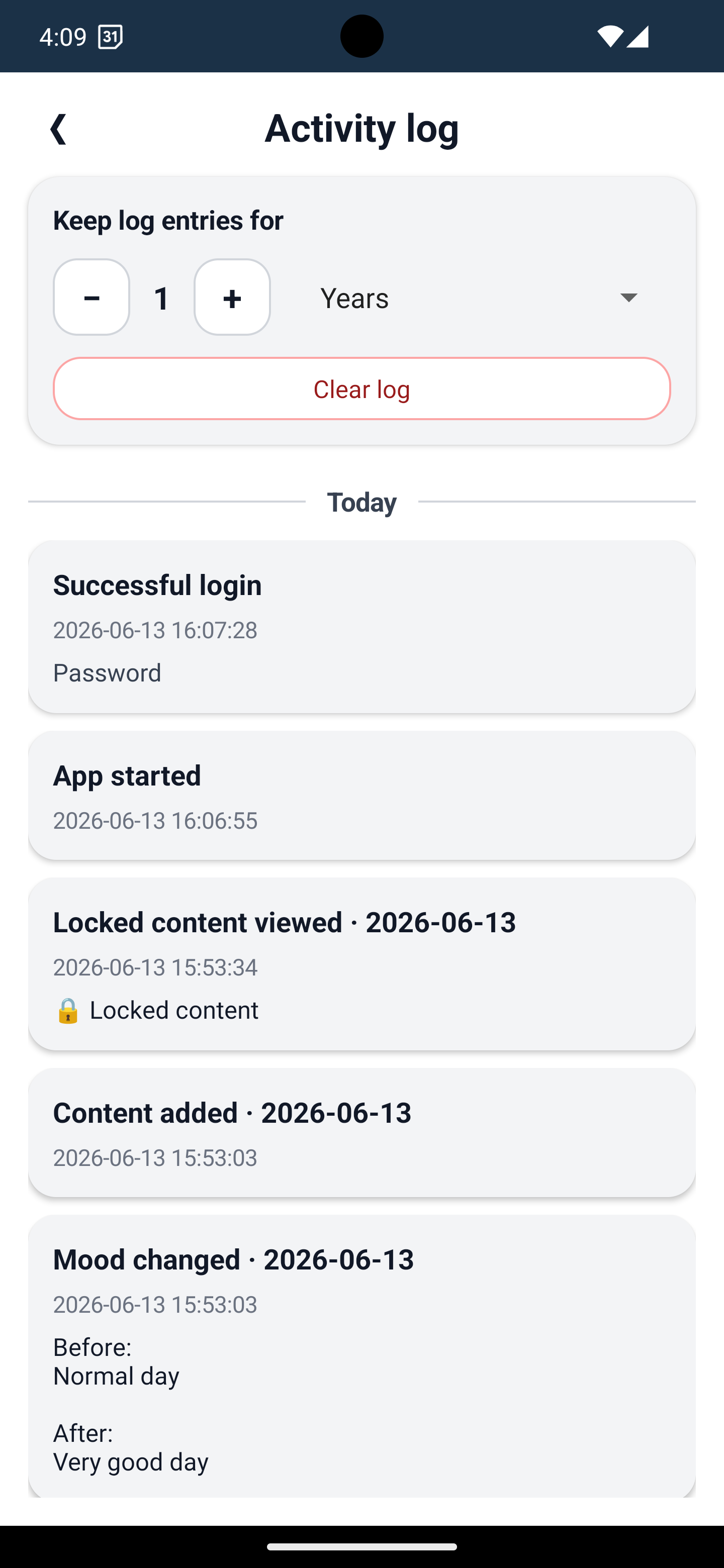 Private Activity Overview