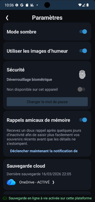 Multilanguage UI - Dark mode