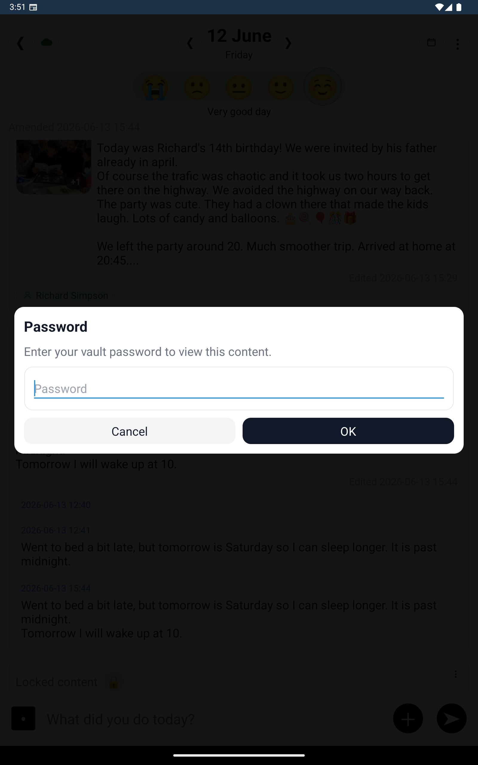 Unlock Private Memories