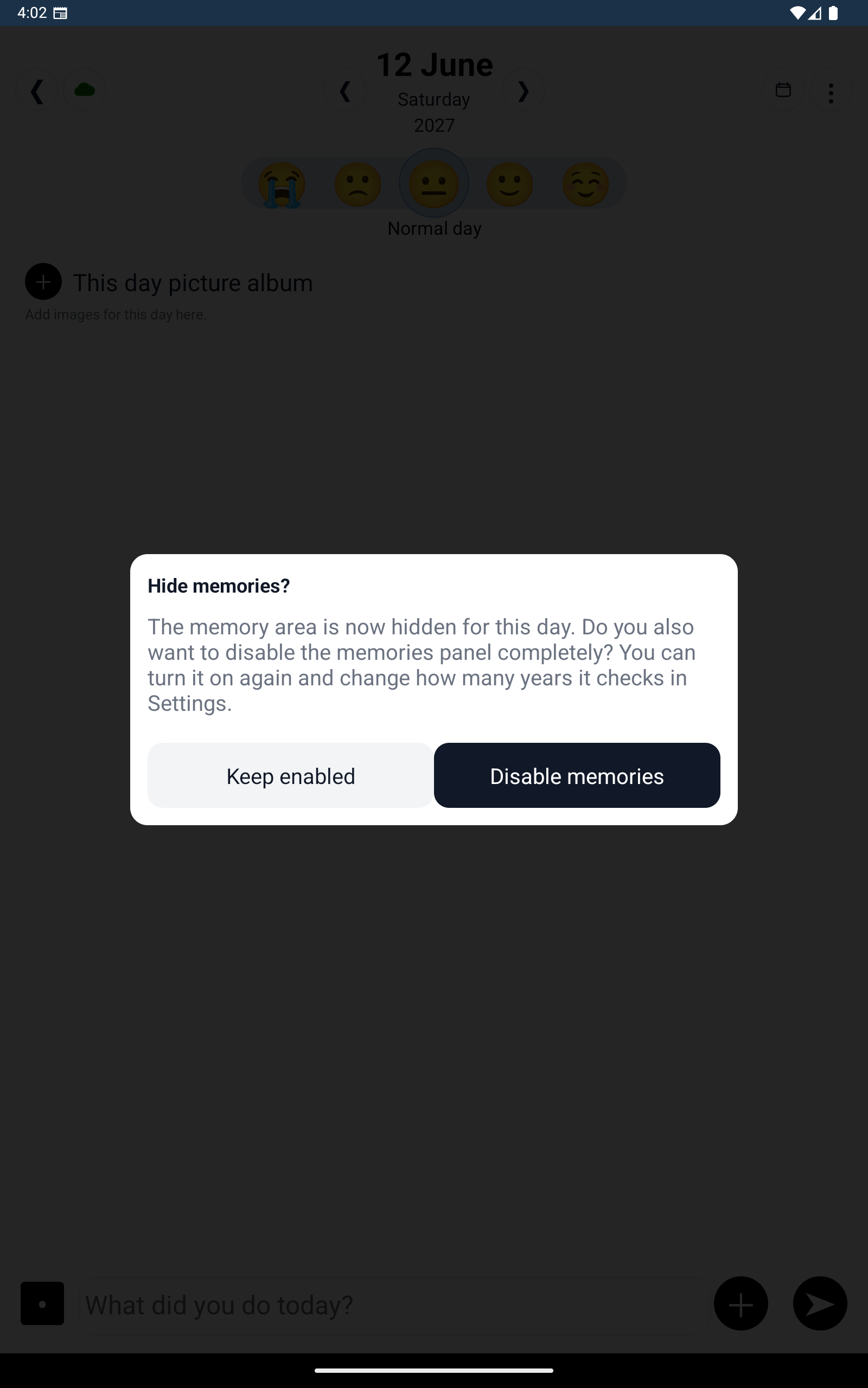 Privacy Controls on Tablet
