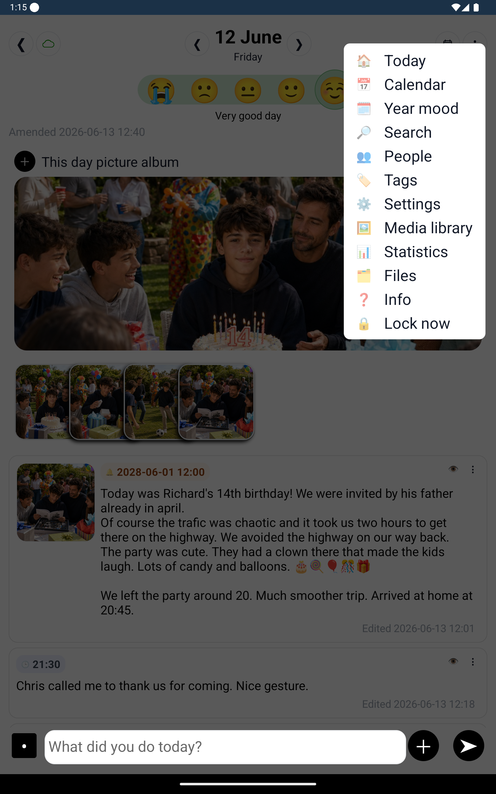 Tablet Navigation Menu