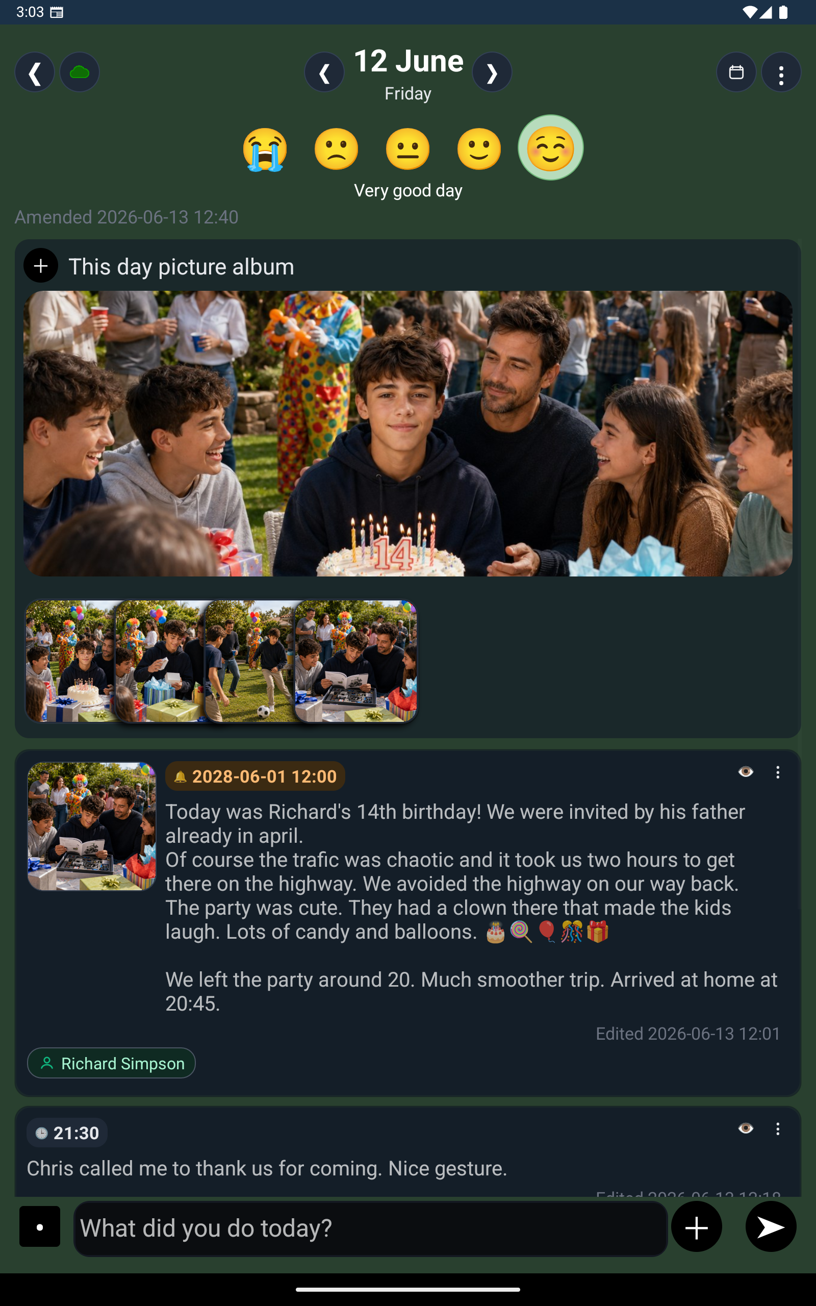 Mood Colors in Dark Mode