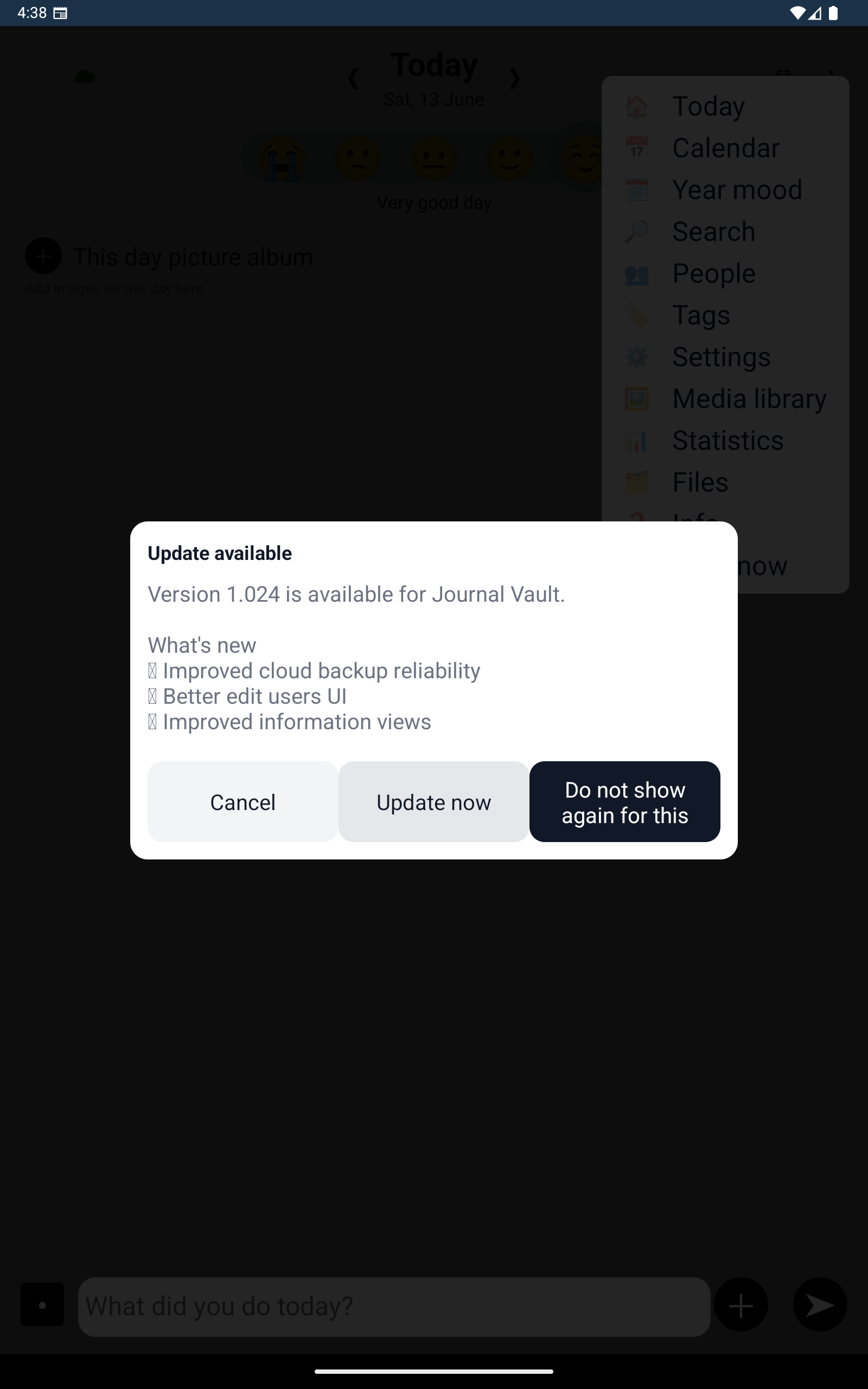 Simple Update Notice